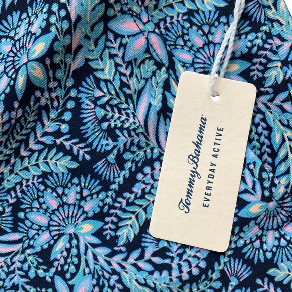 NWT Tommy Bahama Active Stretch Pull On Ankle Pants Womens XL Paisley Floral - Picture 7 of 13